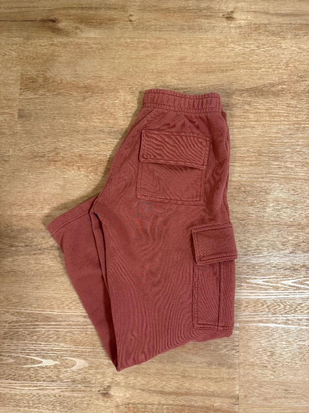 TNA CozyFleece Burgundy Cargo Sweatpants Size S (matching hoodie posted!)